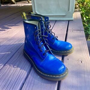 Dr. Martens 1460 Patent Leather Lace up Boots